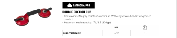 RUBI ตัวดูดกระจก-กระเบื้อง 2 ขา (66917) - Image 5