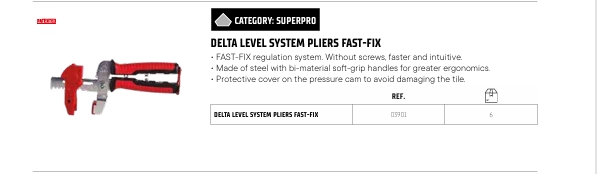 RUBI คลิปปรับระดับกระเบื้อง 2 มม. 1.5 มม. 1มม.100 ชิ้น - Image 5